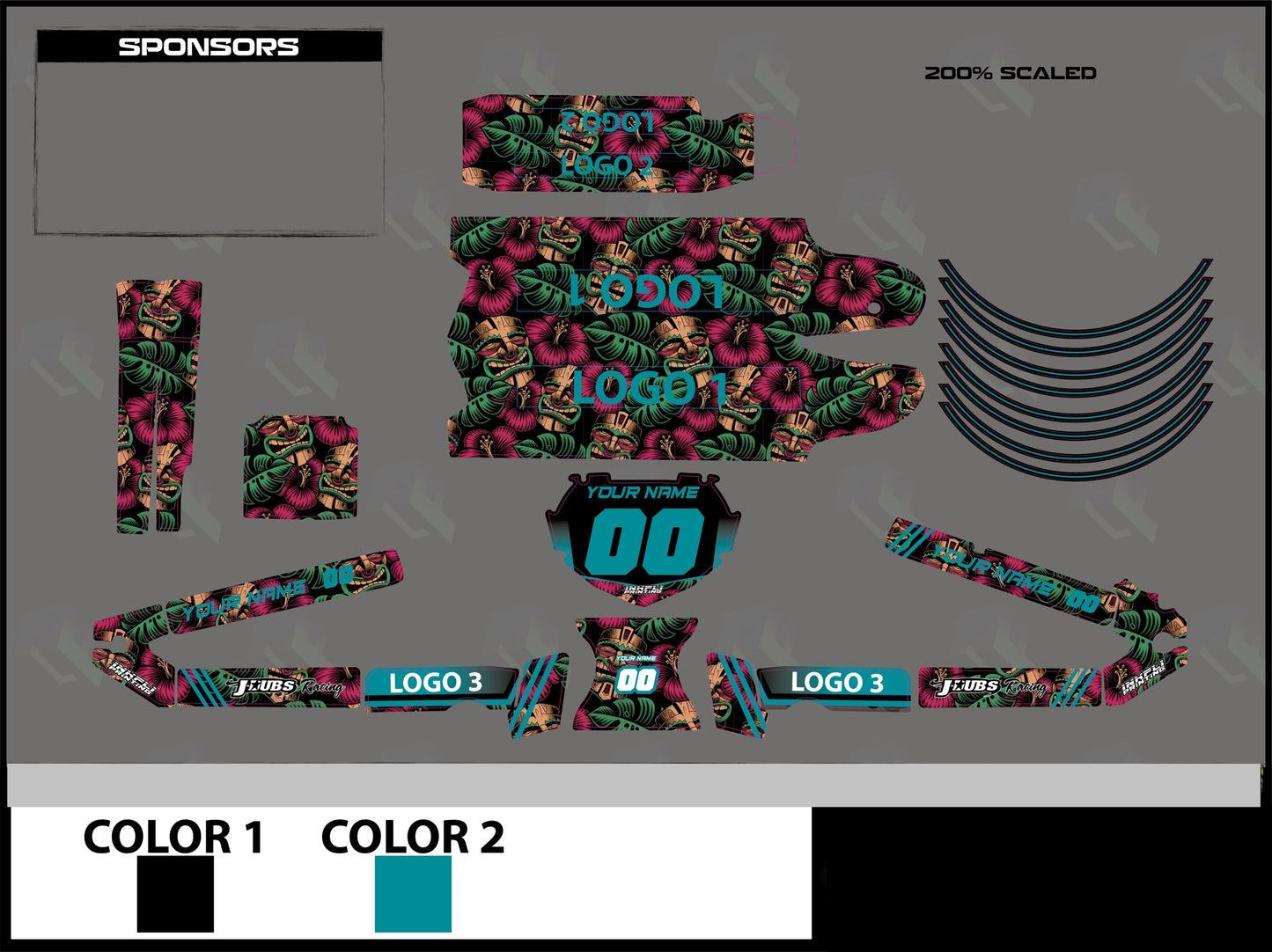 'Tropical' - Semi-Custom Graphics