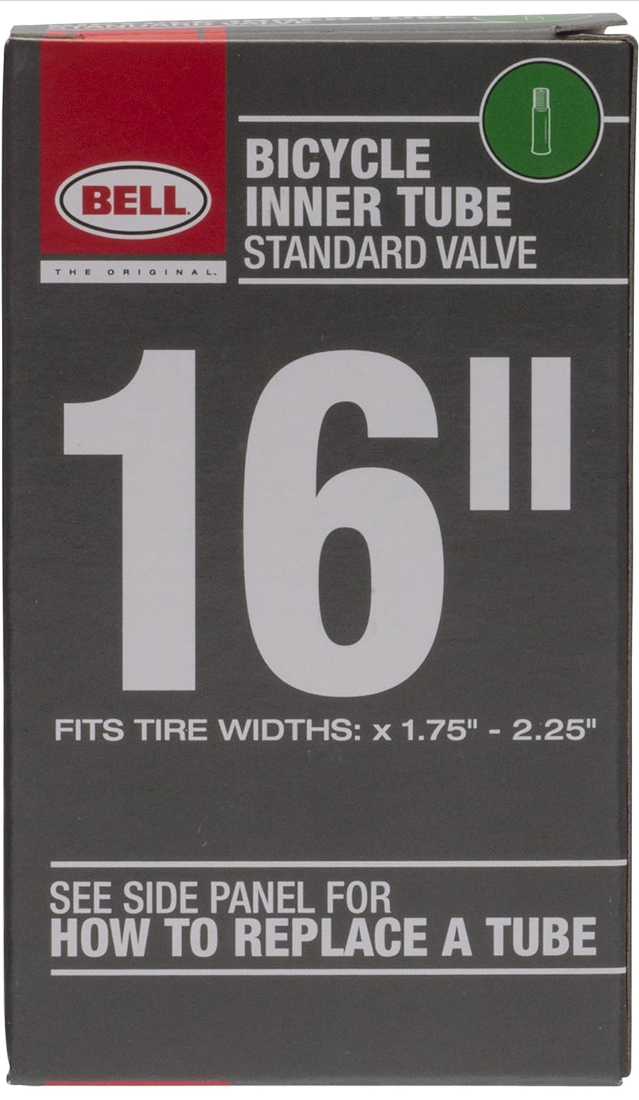 BELL Inner Tube 16” x 1.75” - 2.25”