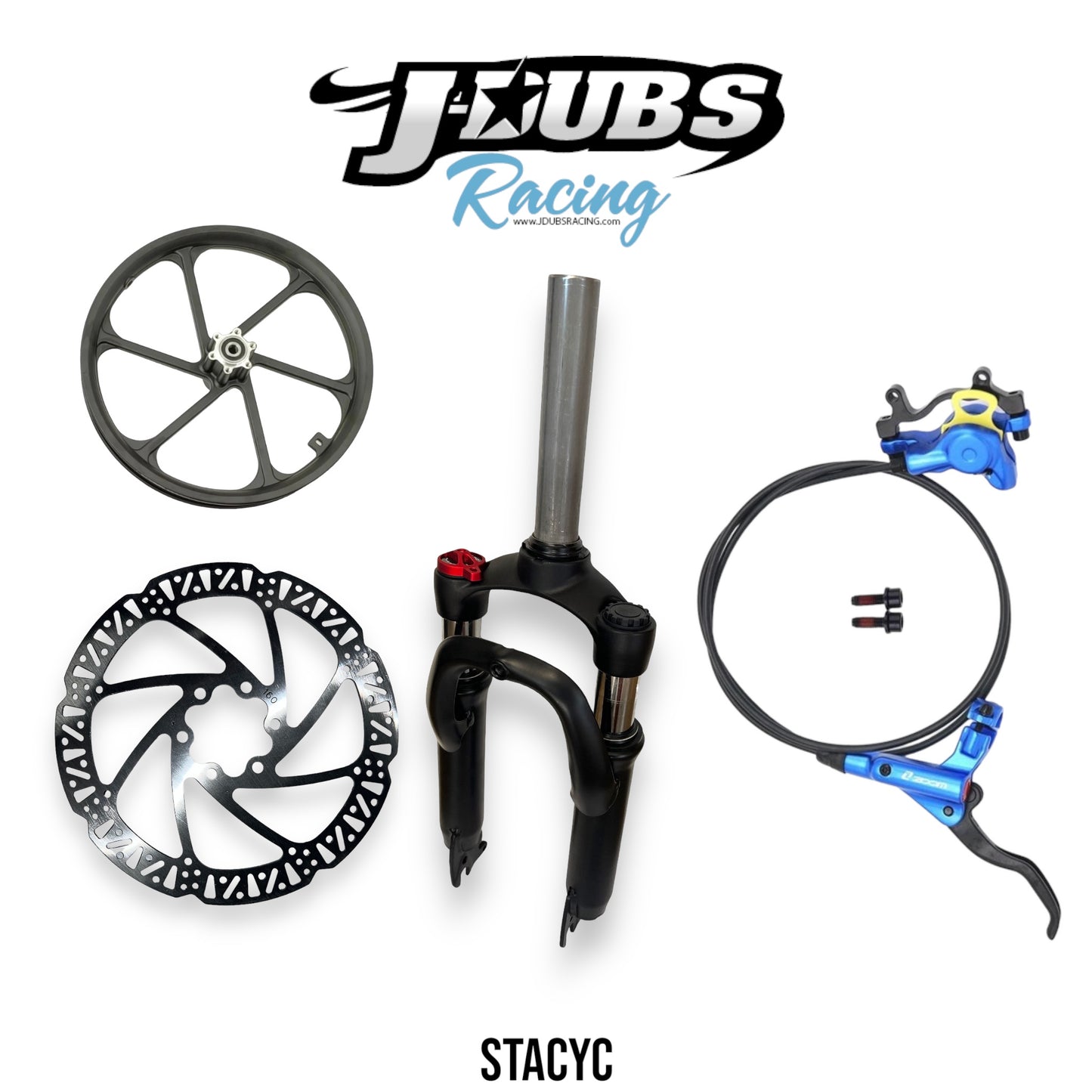 [Full Hydraulic] Stacyc - Build Your Own Suspension Forks and Front Brake Kit