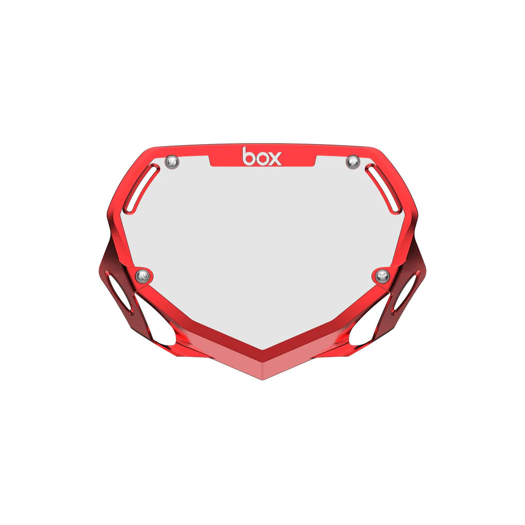 Box Two Chrome Number Plate - Small