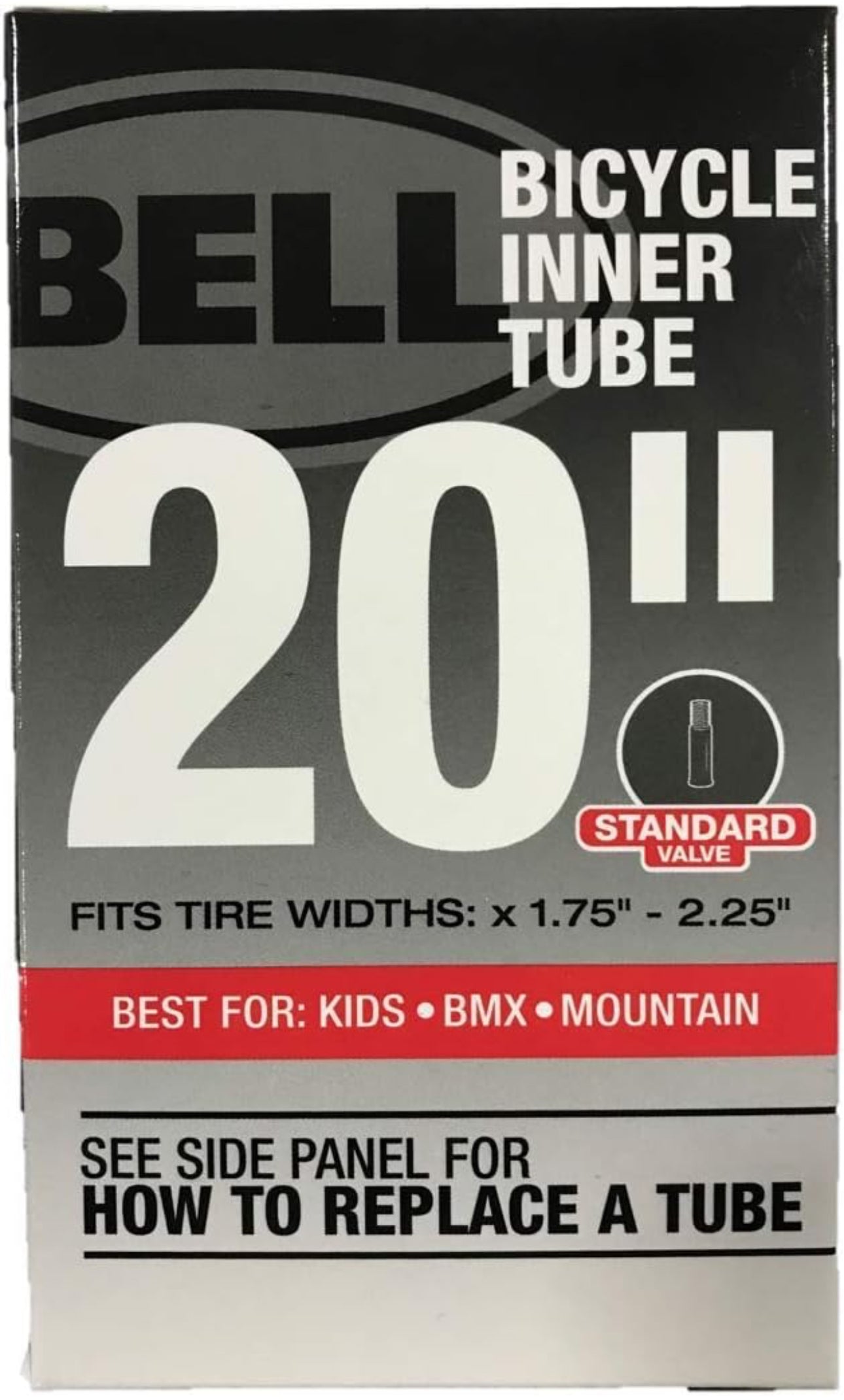 BELL Inner Tube 20” x 1.75” - 2.25”