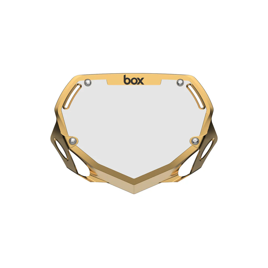 Box Two Chrome Number Plate - Small