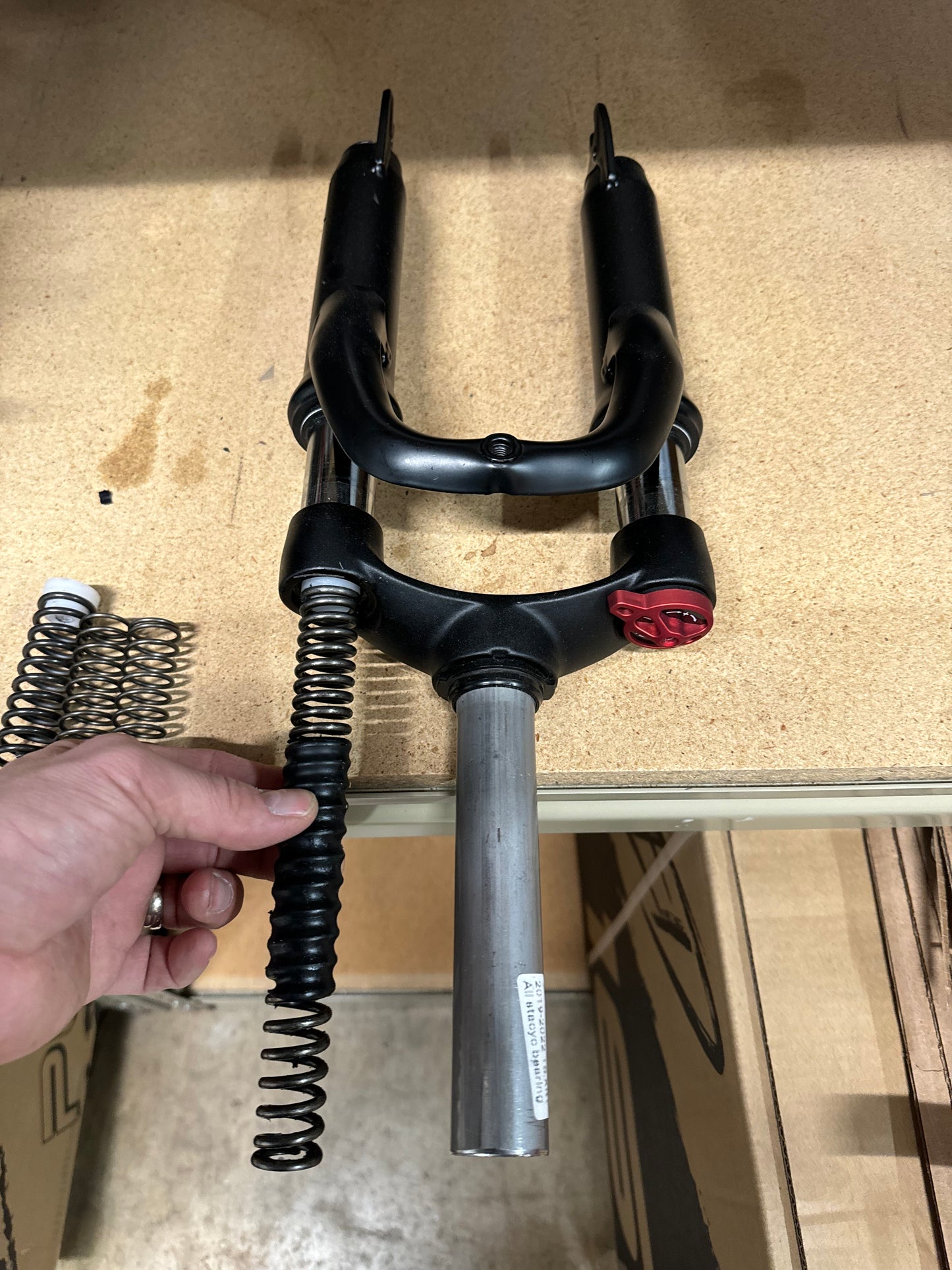 16” Adjustable Suspension Fork Softer Spring Replacement