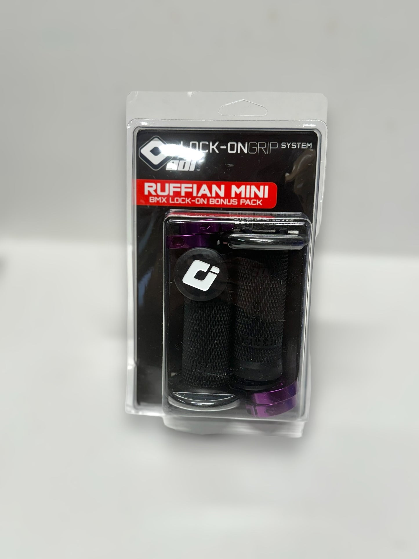ODI Ruffian Mini Lock-On Grip with REC MX Throttle Adapter