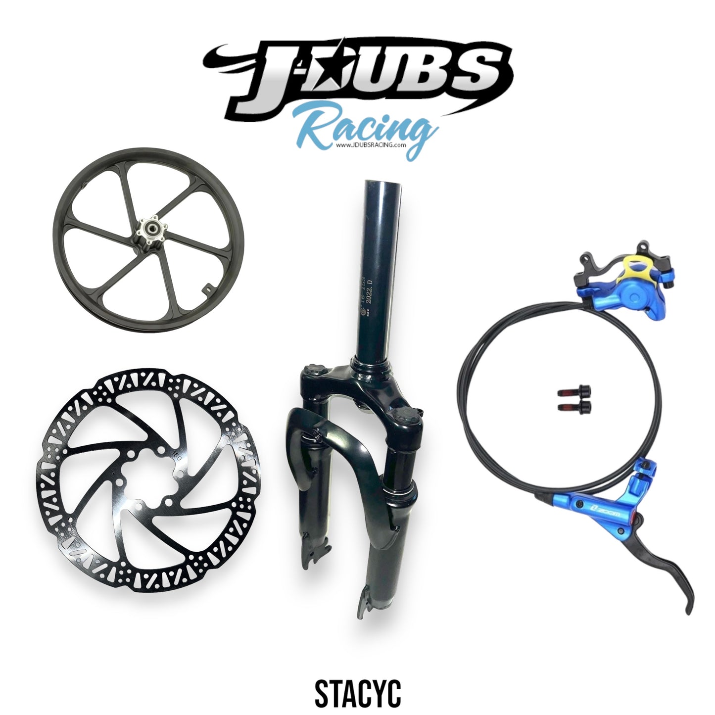 [Full Hydraulic] Stacyc - Build Your Own Suspension Forks and Front Brake Kit
