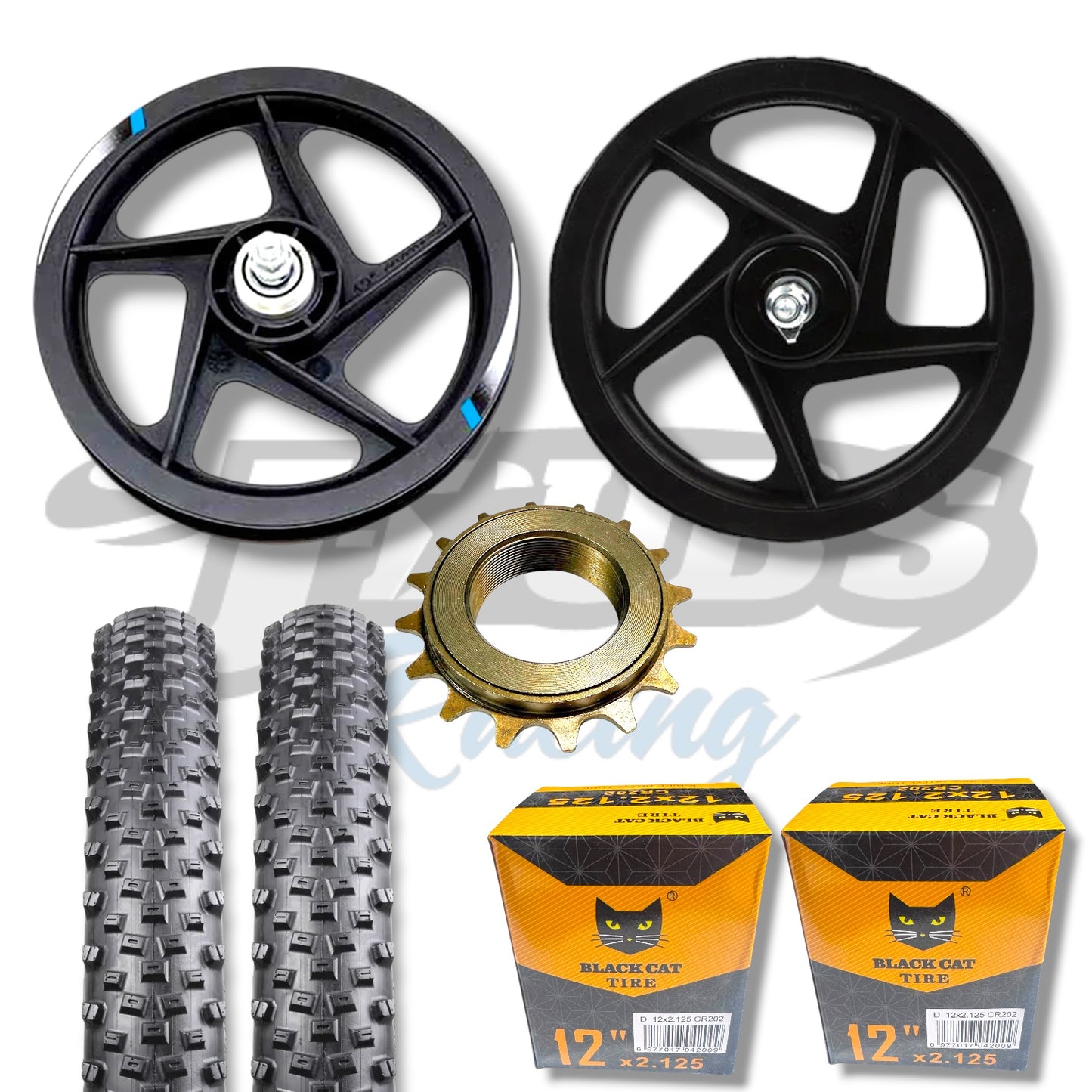 Complete 12” Wheel Conversion Kit for STACYC 16E
