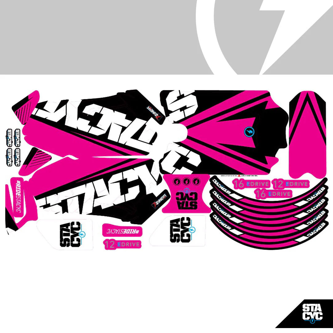GRAPHICS KIT - ELECTRIFY PINK 12/16e