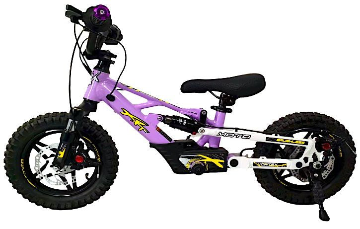 XRT Moto Fury Eco Full Suspension Purple and White