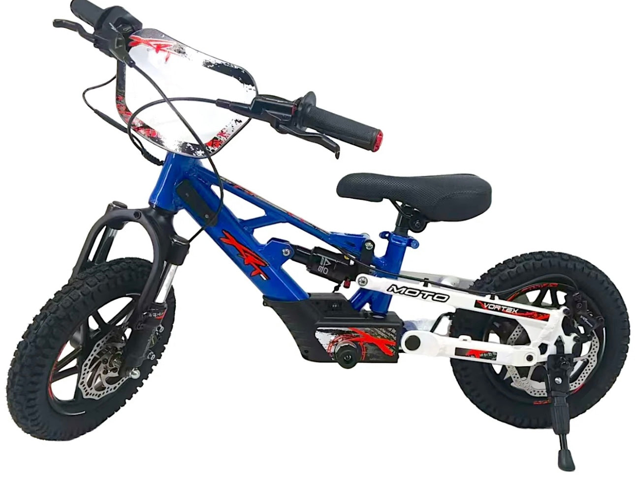 XRT Moto Fury Pro Full Suspension Blue and White