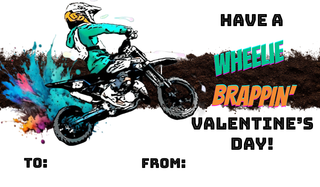 Kids Moto Valentine's Day Cards (24 pack)