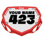 Box Two Number Plate - Large