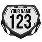 Box Two Number Plate - Small