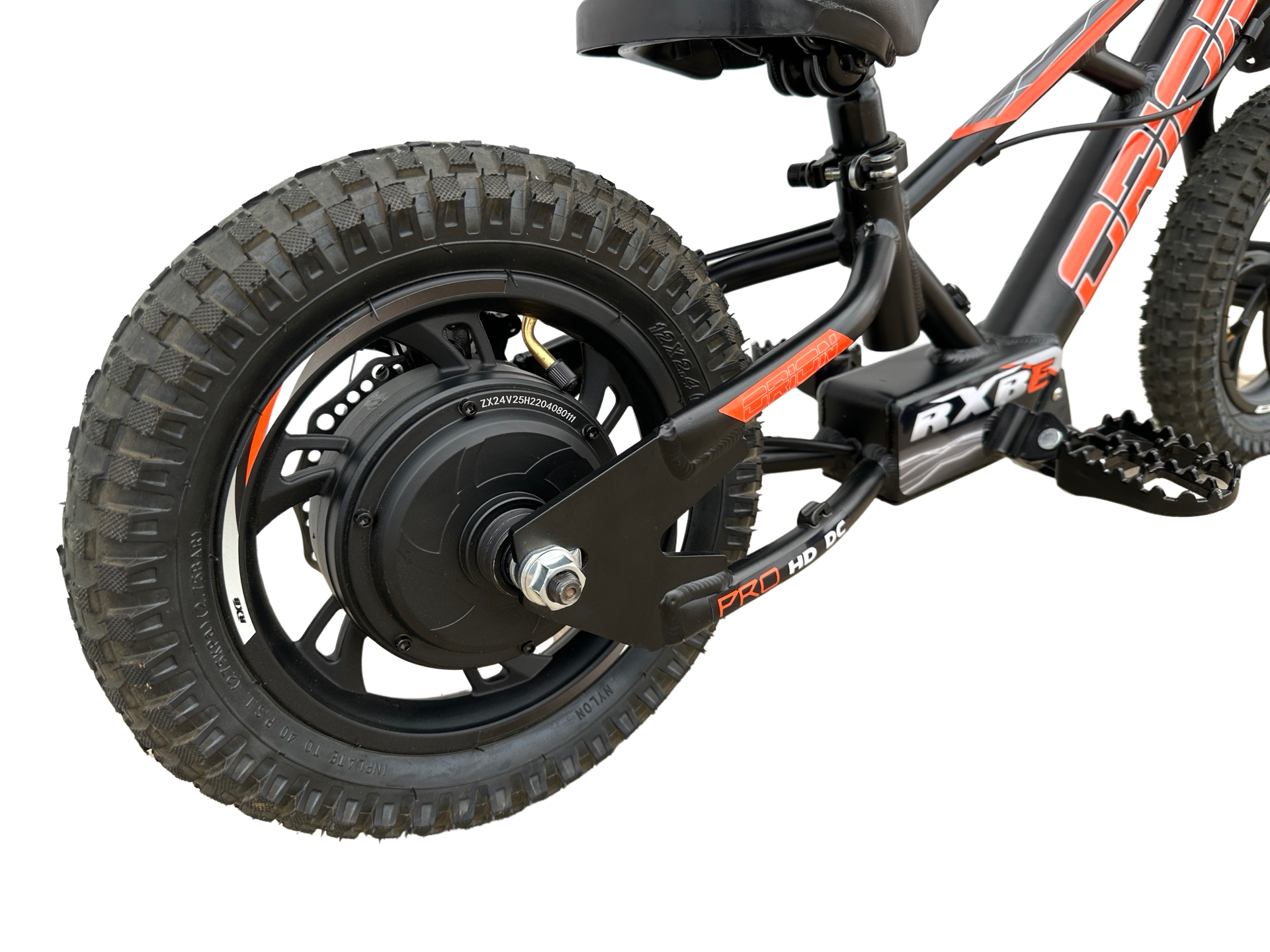 Orion RXBE12 - 24V 250W - Black- Kids Electric Balance Bike Hub Motor