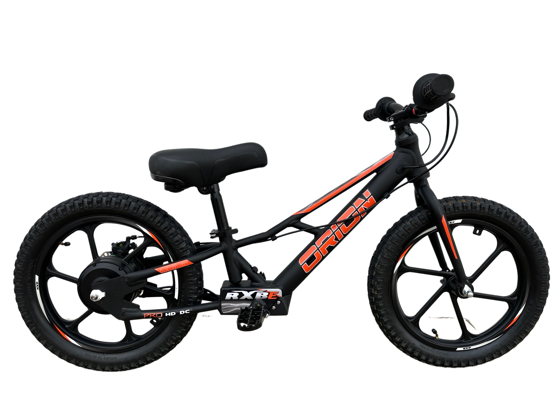 Orion RXBE16 - 36V 350W - Black Electric Balance Bike for Kids