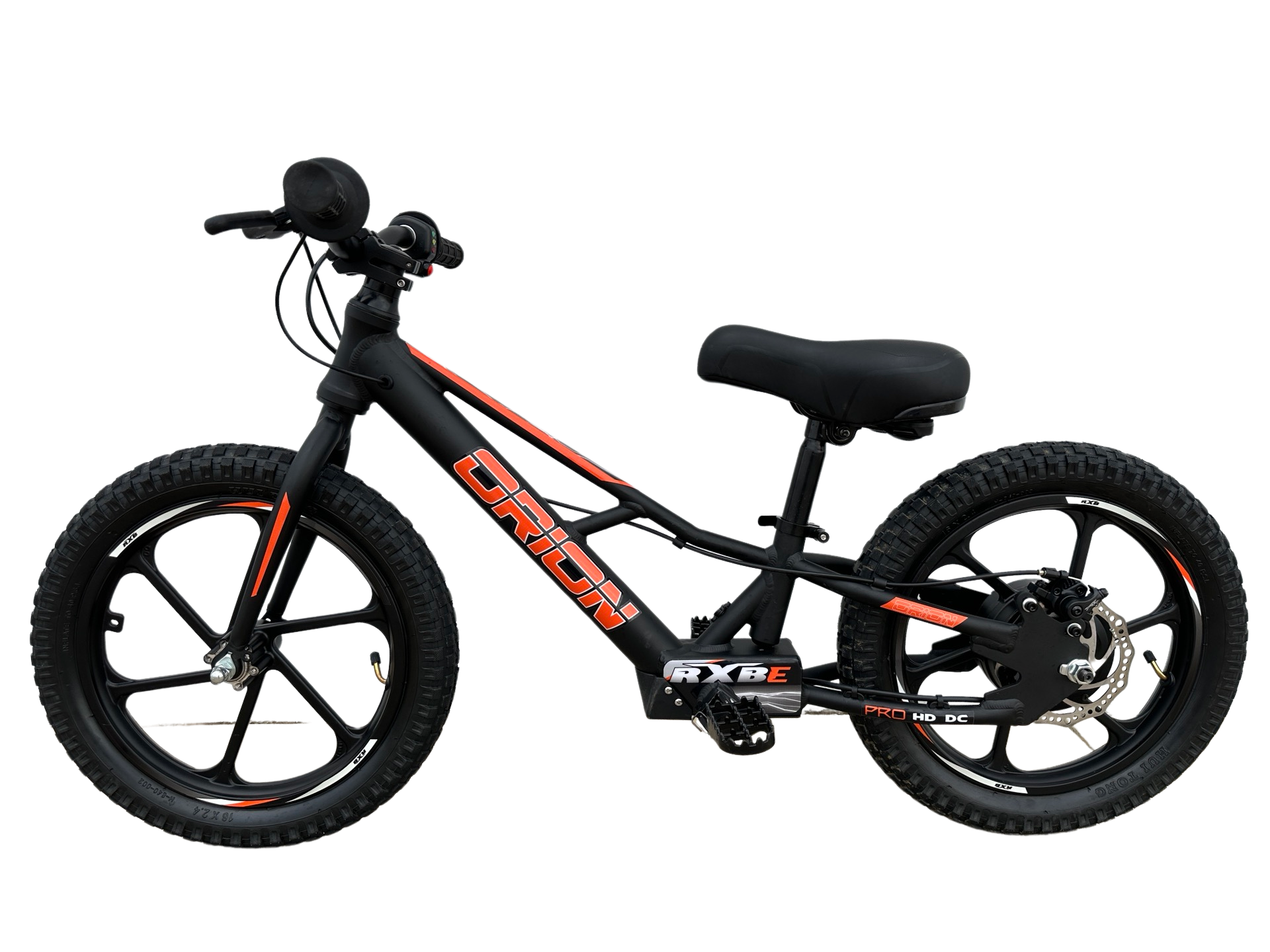 Orion RXBE16 - 36V 350W - Black Electric Balance Bike for Kids