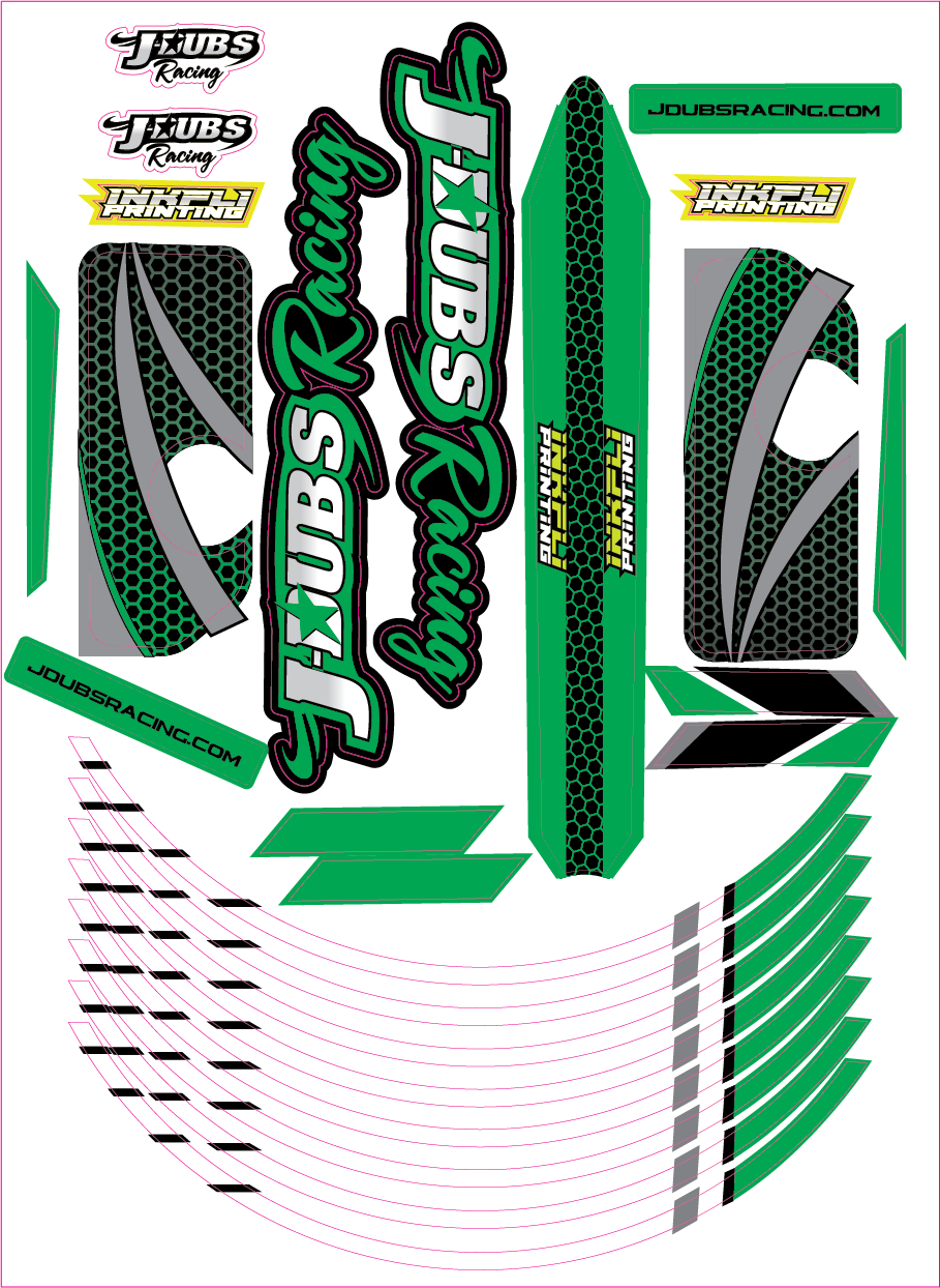 JDubs Racing Color Graphics