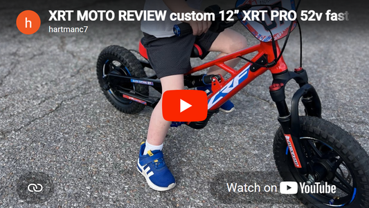 XRT MOTO REVIEW custom 12” XRT PRO 52v
