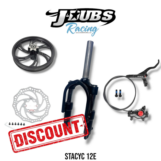 [Full Hydraulic] - Build Your Own 12" Suspension Forks and Front Brake Kit For STACYC - DISCOUNTED LISTING