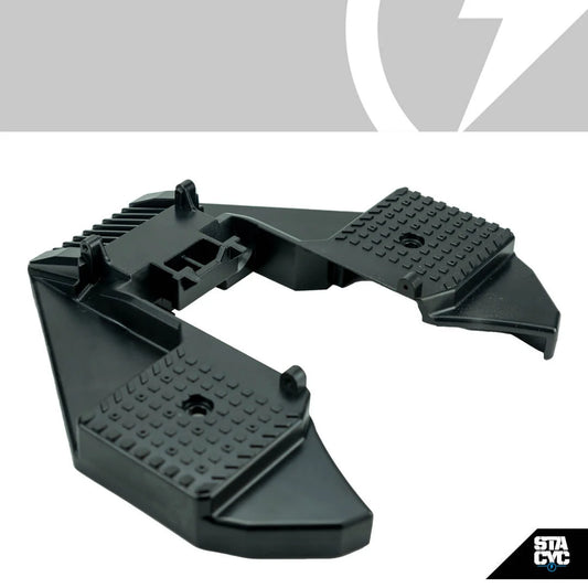 STACYC REPLACEMENT FOOTREST - 16ELITE/18/20EDRIVE, BLACK