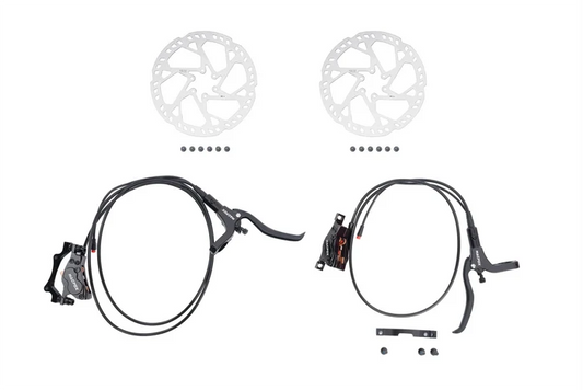 Macfox E-bike Four-Piston Hydraulic Disc Brake Replacement Set