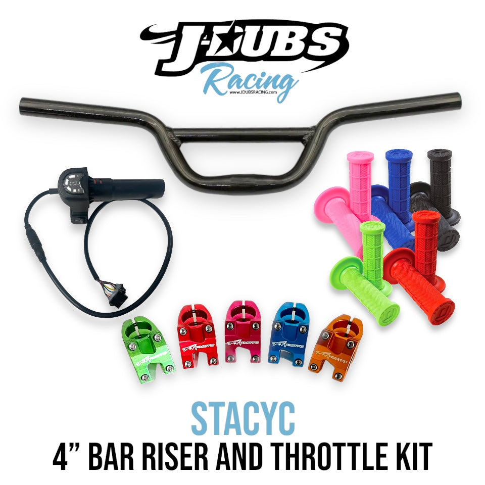 4” Bar Riser and Throttle Kit For Stacyc - BACK IN STOCK