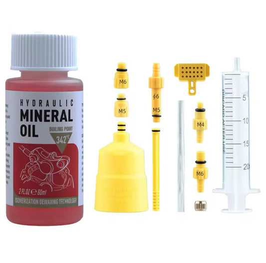 Hydraulic Brake Bleed Kit - 2oz Mineral Oil