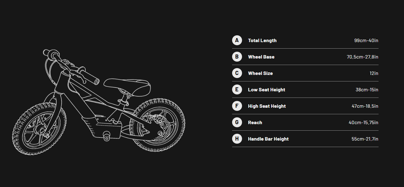 XRT Moto 12" FURY PRO 24V 5.2Ah 250W