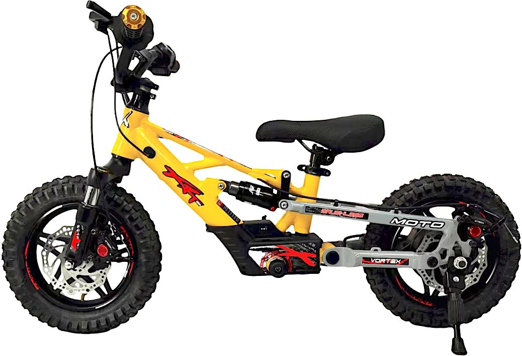 XRT Moto Fury Eco Full Suspension Yellow and Grey