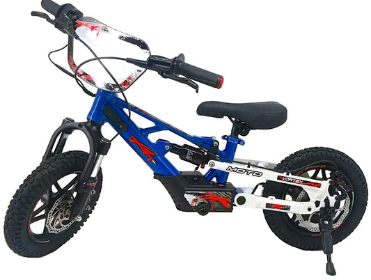 XRT Moto Fury Pro Full Suspension Blue and White