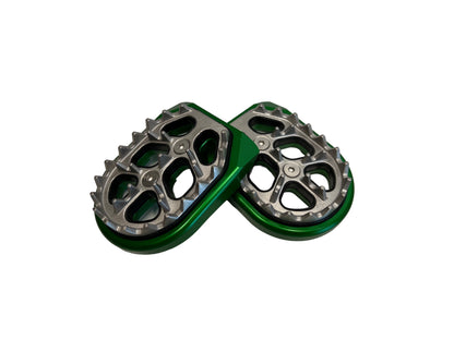 Stacyc CNC Anodized Foot Pegs - Green