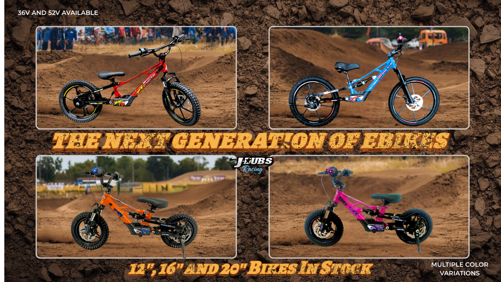 Dub Racing Kids Electric Balance Bikes and Accessories – JDubs Racing