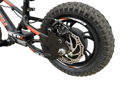 Orion RXBE12 - 24V 250W - Black- Kids Electric Balance Bike Disc Brakes
