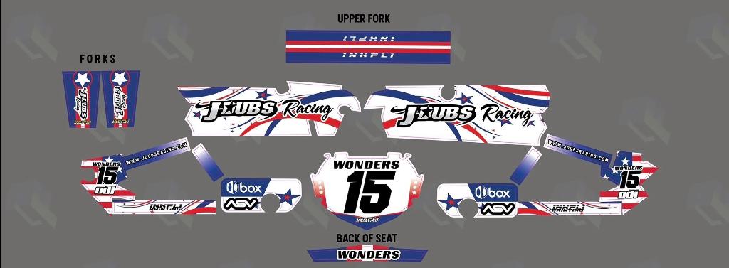 Patriot Racing Design JDubs Racing - XRT / Pur Speed Electric Bike Graphics
